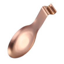Load image into Gallery viewer, Holder Kitchen Utensils Accs Spoon Rest for Bar Coffee Station Cooking Rose Gold