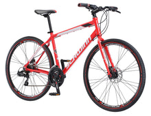 Load image into Gallery viewer, Schwinn Kempo Hybrid Bike, 700c Wheels, 21 Speeds, Mens Frame, Red