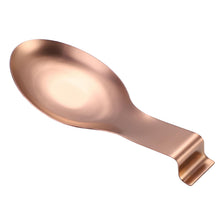 Load image into Gallery viewer, Holder Kitchen Utensils Accs Spoon Rest for Bar Coffee Station Cooking Rose Gold