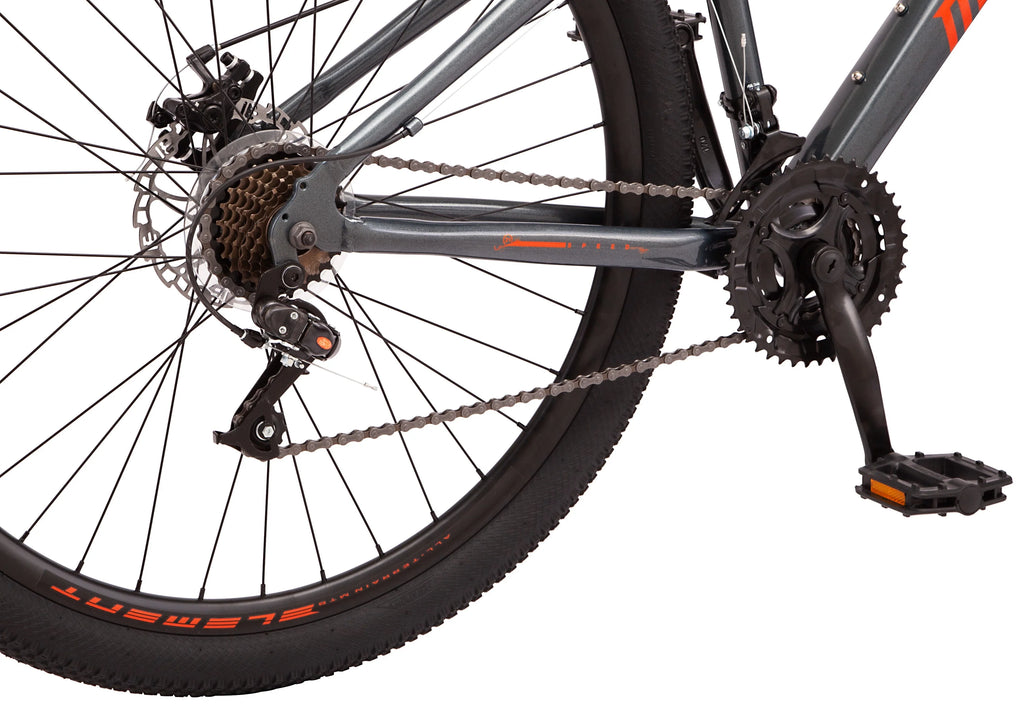 29" Durham Mountain Bike, 21 Speeds, Gray