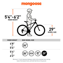 Load image into Gallery viewer, 29" Durham Mountain Bike, 21 Speeds, Gray