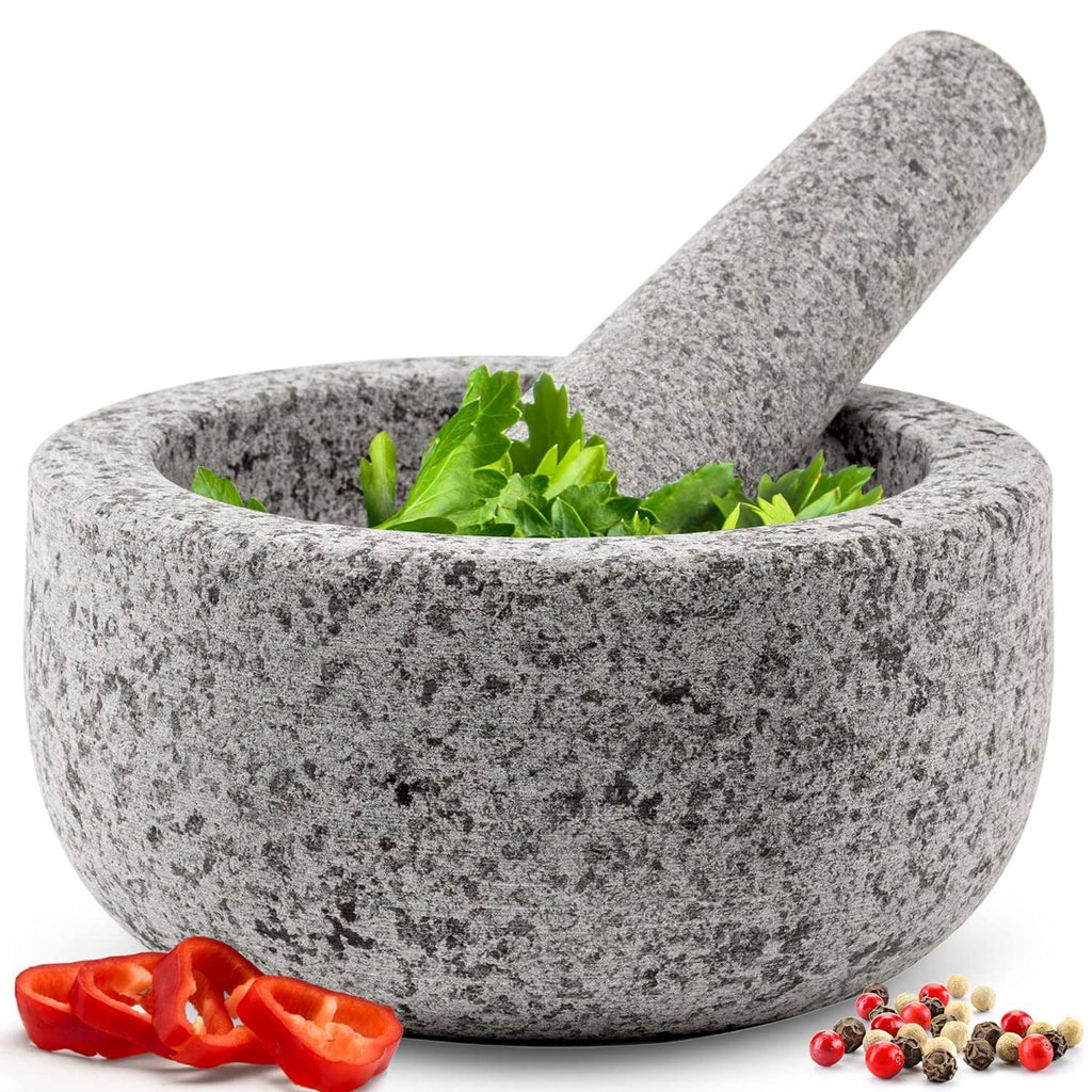Mortar & Pestle Set, Small (Polished Granite) for Your Kitchen