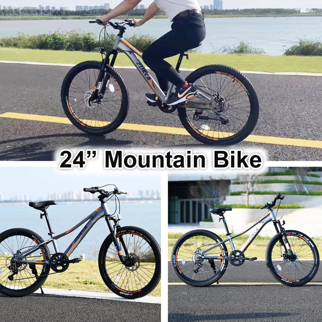 Meghna 24 in Mountain Bike Aluminum Alloy Frame 7 Speed Bicycle for Unisex Students